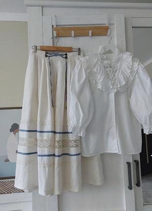 Винтажная блуза и юбка