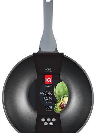Сковорода ringel вок wok iq be creative 28 см глубокое антипригарное покрытие ㅤ ㅤ