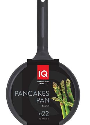 Сковорода iq be chef 22 см, для блинов антипригарное покрытие ㅤ ㅤ