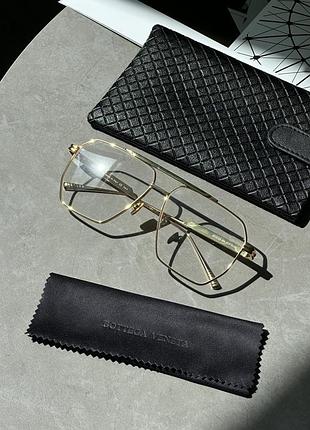 Очки bottega veneta clear/gold bv1012s 004
