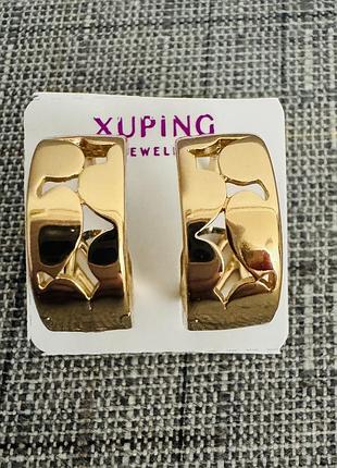 Сережки xuping медзолото