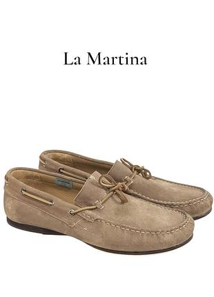 Шкіряні мокасини la martina polo оригінал