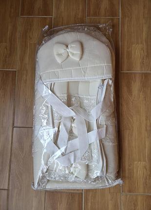 Люлька переноска для новорожденного lux baby set two pcs