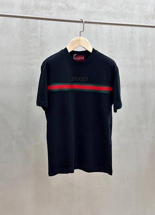 Чоловіча футболка gucci premium якості, стильна та зручна модель