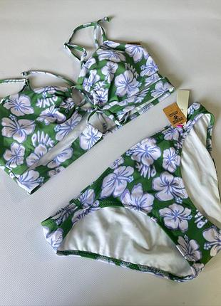 Яскравий купальник в трендовому топі victoria’s secret pink оригінал