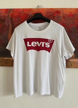 Белая футболка levis оригинал размер 4xl