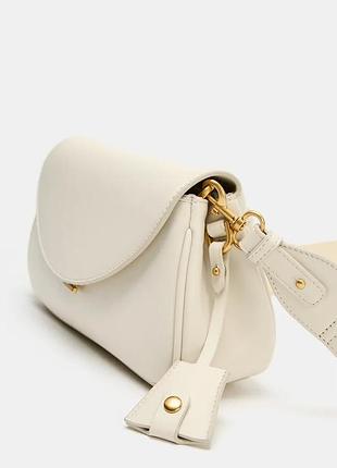 Сумка жіноча бежева zara new