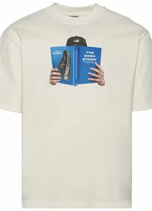 Оригинал. футболка new balance story book t-shirt white.28 беленс