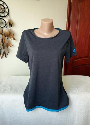 Женская спортивная футболка adidas climachill l/xl размер