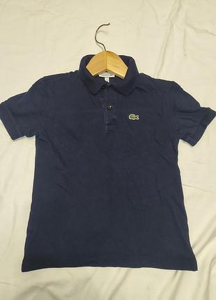 Поло для хлопчика lacoste синє