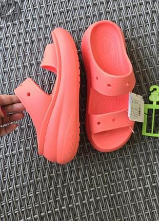 Шлепки, босоножки crocs crush