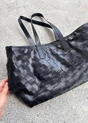 Плетена сумка h&m 7