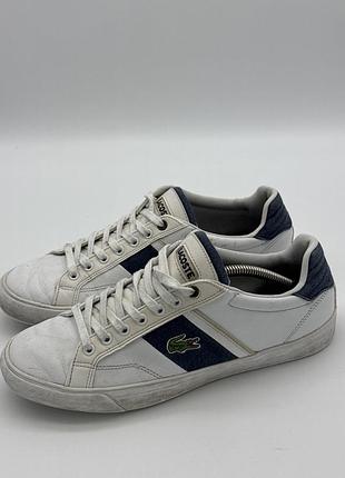 Кеди lacoste шкіра 40 розмір 25 см