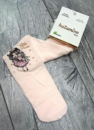 Капронові колготки на дівчинку katamino на 3-4 роки, 98-104 см