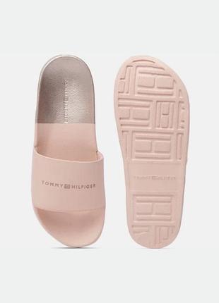 Шльопанці  tommy hilfiger th metallic pool slide