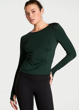 Спортивний лонгслів victoria's secret vsx з відкритою спинкою