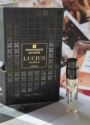 Оригинальный пробник fragrance du bois lucius maximus