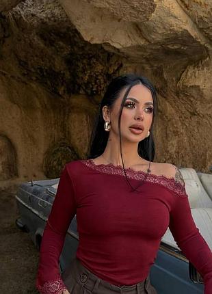 Топ лонгслив вискоза 3