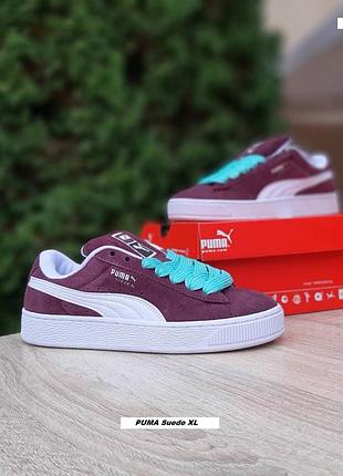 Puma suede xl mercedes-amg petronas f1 xl бордові