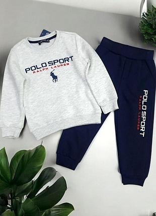 Теплый спортивный костюм, костюм на флисе на мальчика на 98 и 104 см