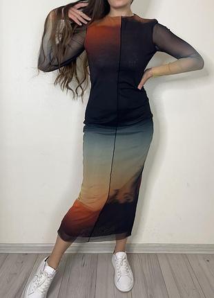 Сукня максі zara