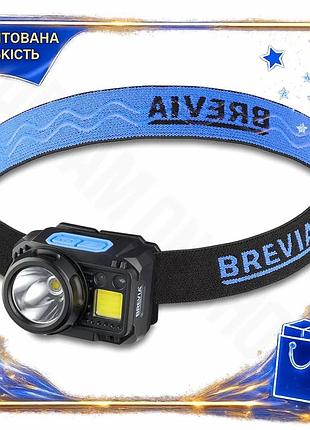 Dm ліхтар налобний brevia специфікація 2.2 500lm 3w cree xpg cob із сенсором білий червоний для туризм spe|lz