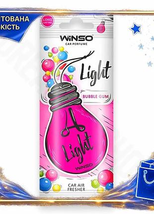 Dm ароматизатор воздуха winso спецификация 2.2 light bubble gum целлюлозный для автомобиля и дома жева spe|lz