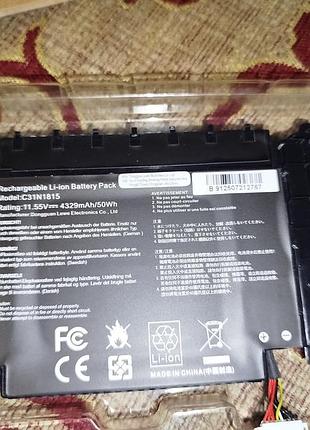 Данный аккумулятор предназначен для ноутбуков серии asus zenbook 13 (модели ux333, ux333f, ux333fa, ux333fn).технические характеристики составляют 11.