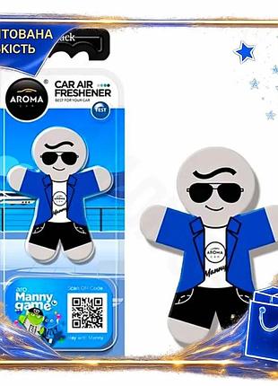 Dm ароматизатор aroma car спецификация 2.2 manny stylish black парфюм для автомобиля стильный освежите spe|lz