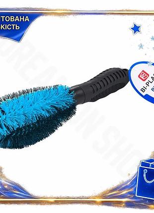 Dm щітка для миття специфікація 2.2 дисків bi-plast кругла 26см для ободів коліс авто жорстка щітка дл spe|lz