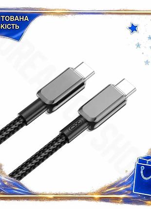 Dm кабель type-c to спецификация 2.2 type-c 60w xo черный для быстрой зарядки и передачи данных usb-c spe|lz