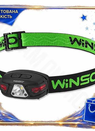 Dm фонарь налобный winso спецификация 2.2 250lm 5w led с сенсором для походов и туризма красный белый spe|lz