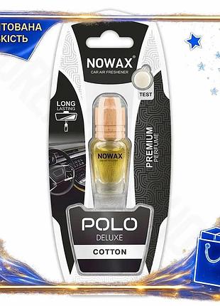 Dm ароматизатор повітря nowax специфікація 2.2 cotton 7 мл для автомобіля освіжувач компактний для сал spe|lz