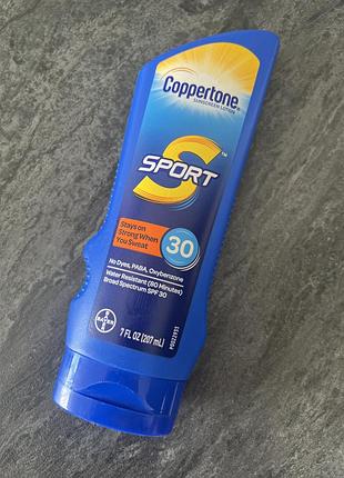 Сонцезахисний лосьйон coppertone sport spf 30, 207 мл
