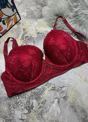 Бюстгальтер бургунди ann summers