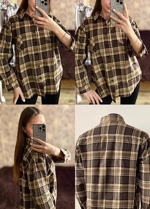 Картаті сорочки рубашки фасону oversize