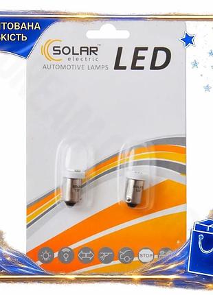 Dm автолампа solar led специфікація 2.2 12v t8.5 ba9s 1smd біла для заміни штатного освітлення світлод spe|lz