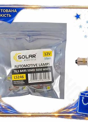 Dm автолампа solar led специфікація 2.2 12v ba9s світлодіодні лампи для автомобіля білі 10шт заміна ос spe|lz