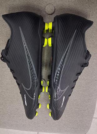 Бутсы nike vapor 15 club fg/mg black dj5963-001(оригинал) 4