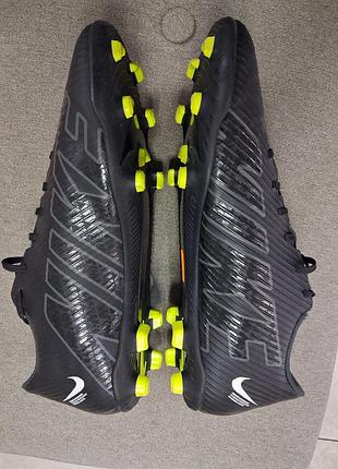Бутсы nike vapor 15 club fg/mg black dj5963-001(оригинал) 3