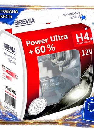 Dm галогеновая лампа brevia спецификация 2.2 h4 12v 60/55w p43t для авто головное освещение фары замен spe|lz