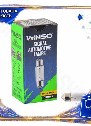Dm лампа накаливания winso спецификация 2.2 12v c5w 5w для освещения салона и багажника белая 10шт лам spe|lz