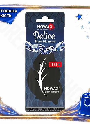 Dm ароматизатор повітря nowax специфікація 2.2 delice black diamond целюлозний для автомобіля парфумов spe|lz