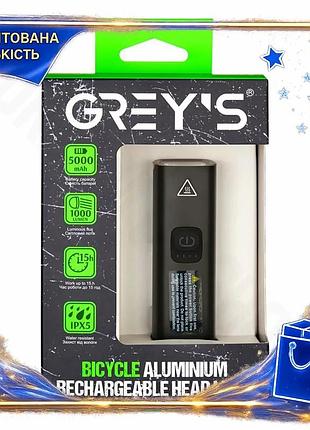 Dm ліхтарик на велосипед специфікація 2.2 grey's 1000lm 5000mah білий велосипедна фара для освітлення spe|lz