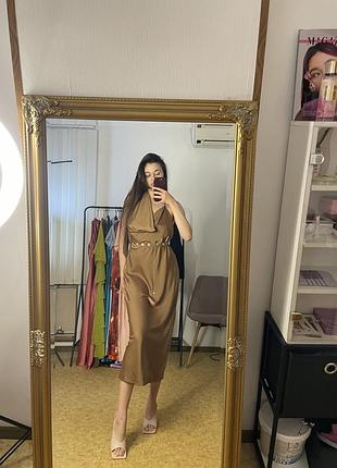 Сатинова сукня від zara
