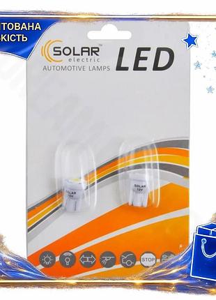 Dm автолампа led solar спецификация 2.2 t10 12v белая 2шт для замены освещения в авто светодиодные лам spe|lz