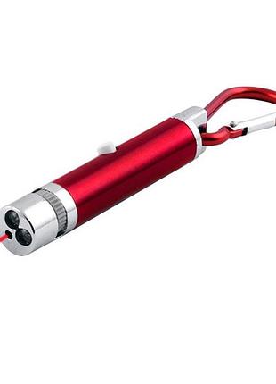 Ліхтар брелок з карабіном 117-2led 3xlr44