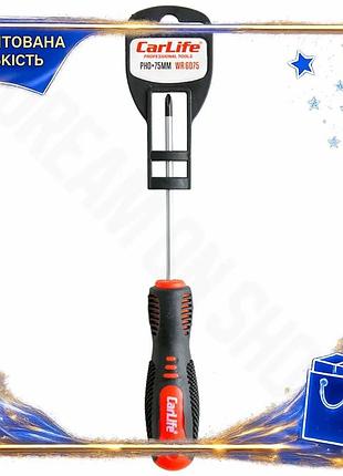 Dm отвертка крестовая carlife спецификация 2.2 ph0 75mm для ремонта и сборки мебели ручной инструмент spe|lz