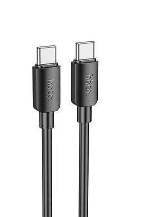 Кабель для зарядки hoco x96 type-c to type-c hyper fast charging data cable 1м черный