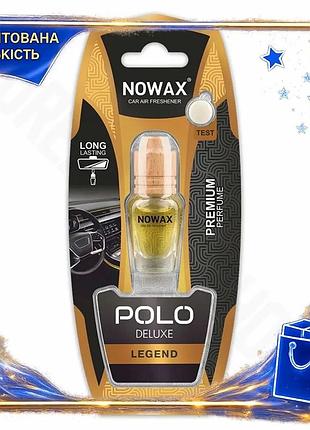 Dm ароматизатор повітря nowax специфікація 2.2 polo deluxe 7 мл освіжувач для автомобіля парфумований spe|lz
